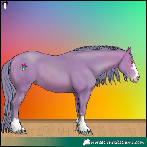 Horse Color:Watercolor Sable Champagne 