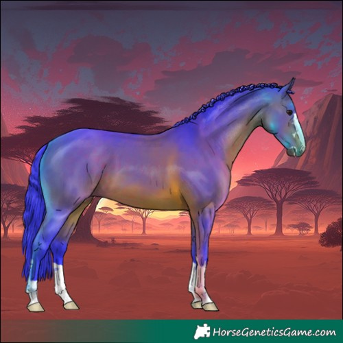 Horse Color:Watercolor Brown 