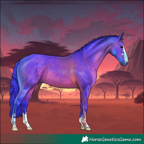 Horse Color:Watercolor Brown 