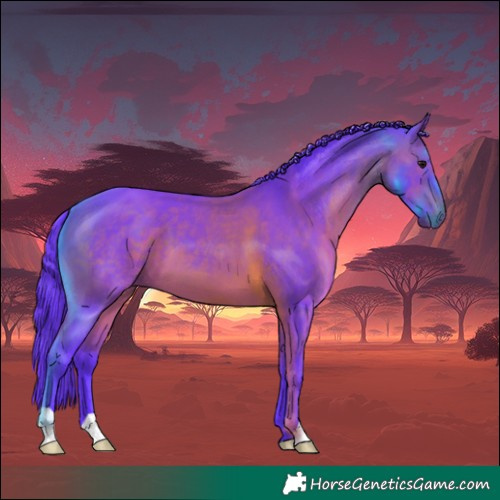 Horse Color:Watercolor Brown 