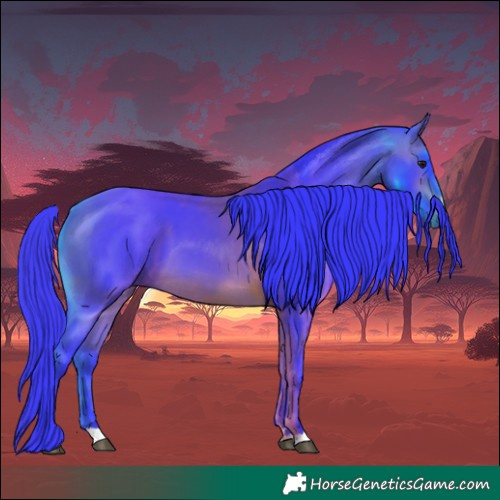 Horse Color:Watercolor Brown 