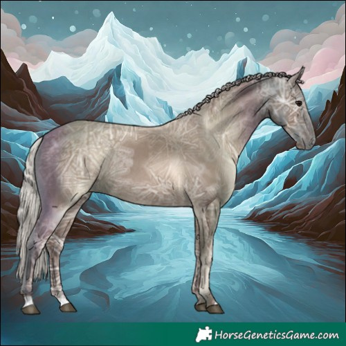 Horse Color:Silver Grullo Ice 
