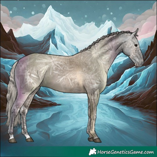 Horse Color:Silver Grullo Ice 