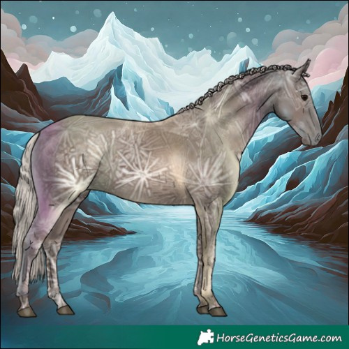 Horse Color:Silver Black Ice 