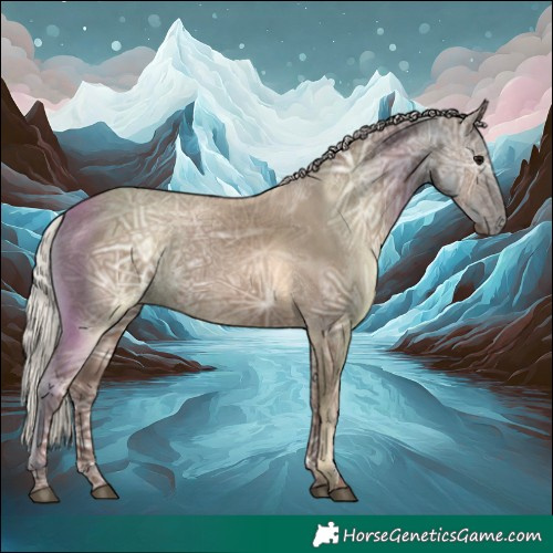 Horse Color:Silver Grullo Ice 