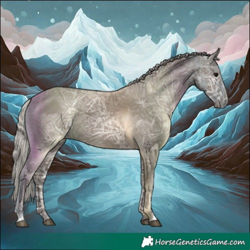 Horse Color:Silver Grullo Ice 