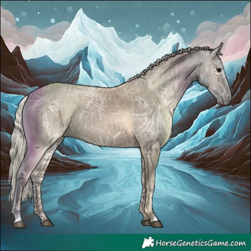Horse Color:Silver Grullo Ice 