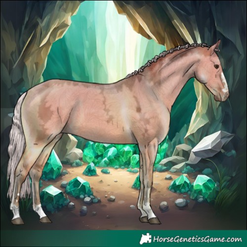 Horse Color:Silver Brown Ice Dun 
