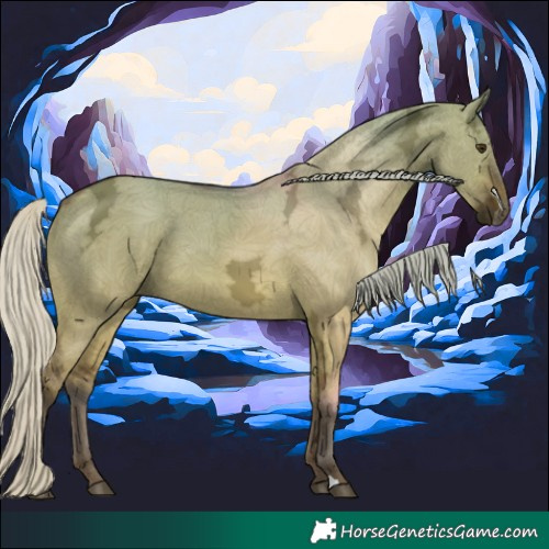 Horse Color:Silver Brown Ice Dun 