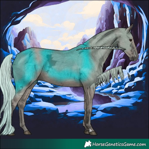 Horse Color:Silver Grullo Ice 