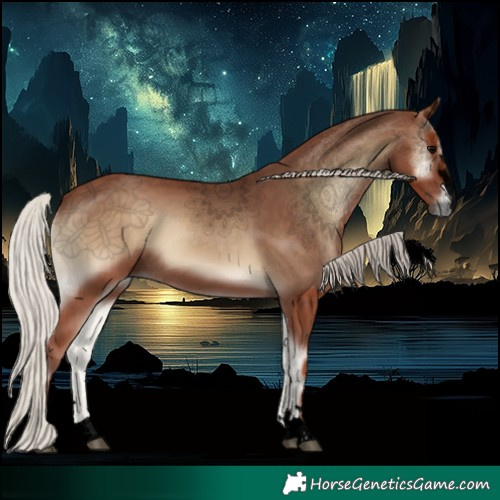 Horse Color:Void Silver Blue Onyx 