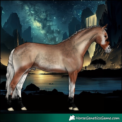 Horse Color:Void Silver Blue Onyx 