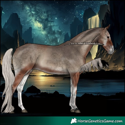 Horse Color:Void Silver Blue Onyx 