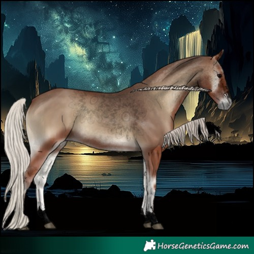 Horse Color:Void Silver Blue Onyx 