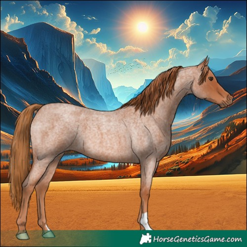 Horse Color:Red Roan 