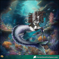 Horse Color:White Spotted Midnight Chocolate Brown Chinchilla Dun