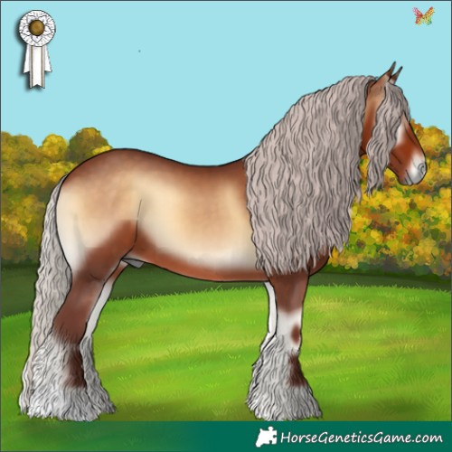 Horse Color:Chocolate Silver Brown Onyx 