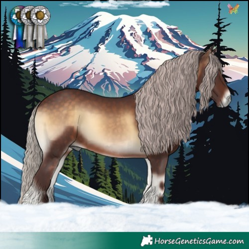 Horse Color:Chocolate Silver Brown Onyx 