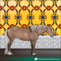 Horse Color:Silver Brown Dun Sabino 