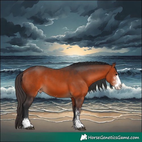 Horse Color:Bay Sabino Appaloosa 