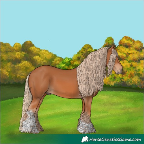 Horse Color:Chestnut Tobiano 