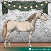 Horse Color:Smoky Creme Dun 