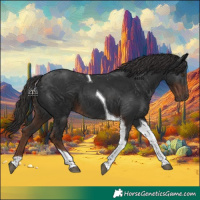 Horse Color:Liver Chestnut Tobiano 