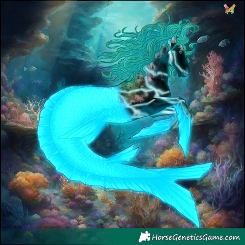 Horse Color:Void Thunderstruck Watercolor White Spotted Brown Onyx Splash Tobiano