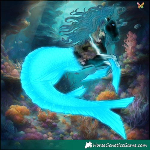 Horse Color:Void Nacre Thunderstruck Brown Onyx Splash Tobiano