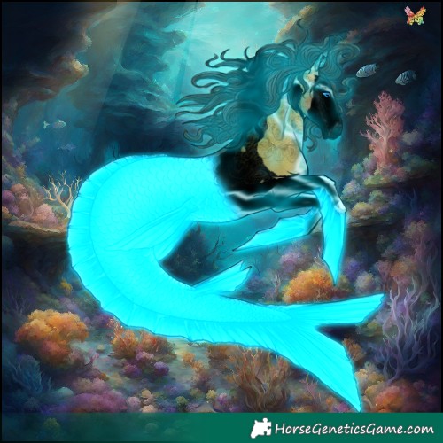 Horse Color:Void Thunderstruck Grullo Onyx Splash Tobiano 