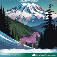 Horse Color:Silver Amber Champagne 