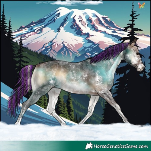 Horse Color:Painted Brown Onyx Sabino 