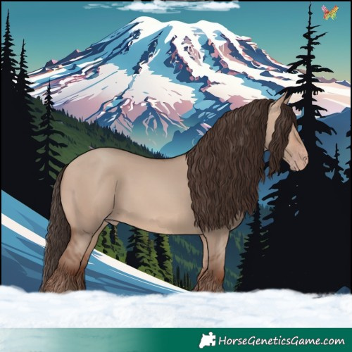 Horse Color:Sable Champagne Dun 