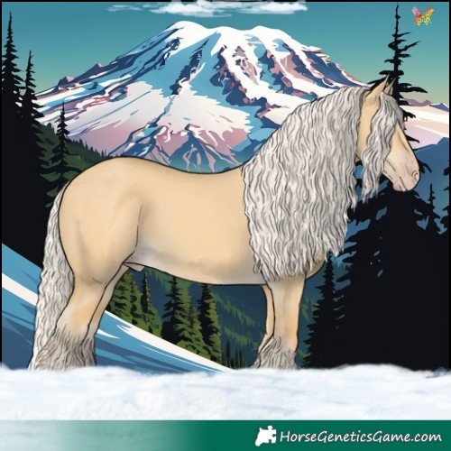 Horse Color:Silver Classic Cream Champagne Dun 
