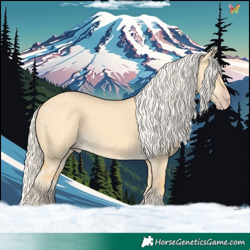 Horse Color:Silver Classic Cream Champagne Dun 