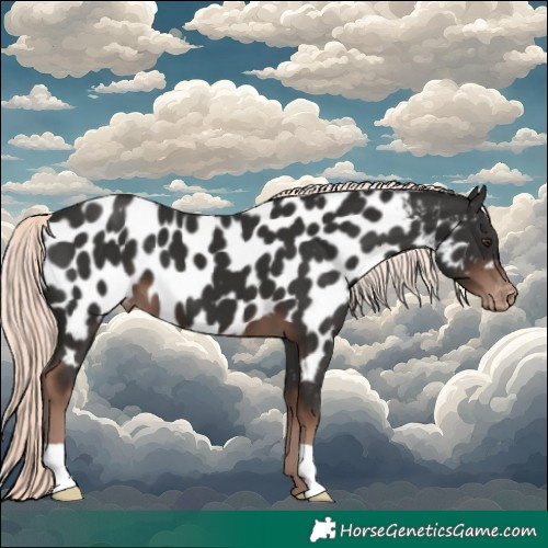 Horse Color:Liver Chestnut Mushroom Appaloosa 