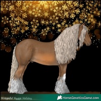 Horse Color:White Spotted Chocolate Palomino