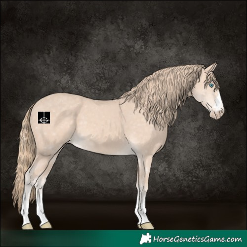 Horse Color:Perlino 