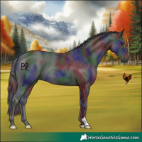 Horse Color:Nacre Smoky Black 