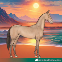 Horse Color:Amber Champagne 