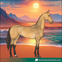 Horse Color:Buckskin 