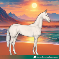Horse Color:Silver Perlino