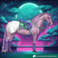 Horse Color:Watercolor Buckskin Appaloosa 