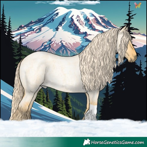 Horse Color:Palomino Roan Dun Tobiano 