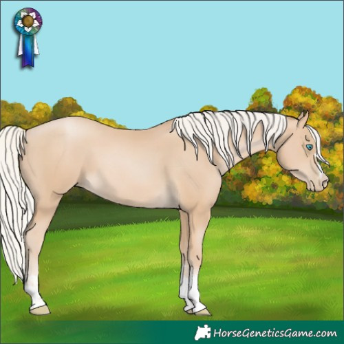 Horse Color:Silver Smoky Black Pearl 