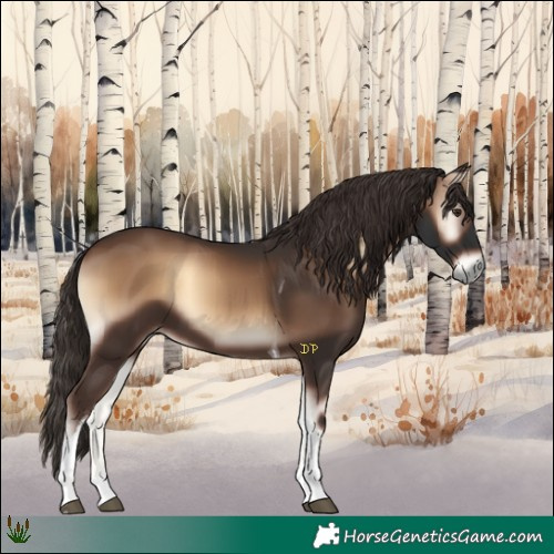 Horse Color:Liver Red Onyx Tobiano 