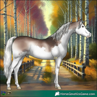 Horse Color:Liver Red Onyx Mushroom Splash