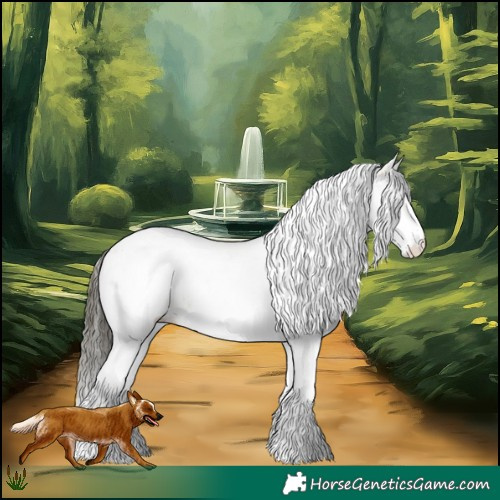 Horse Color:White Spotted Bay Dun Splash Tobiano 