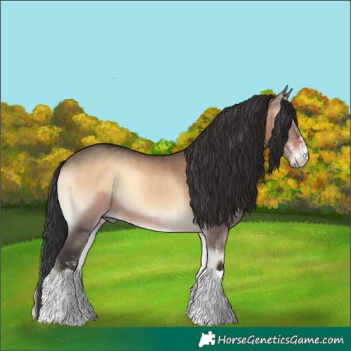 Horse Color:White Spotted Brown Onyx Tobiano 