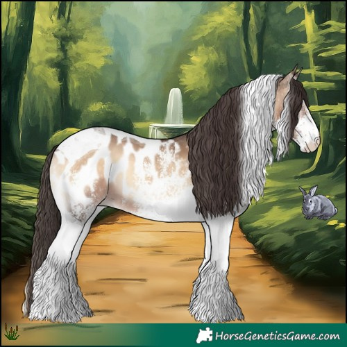 Horse Color:White Spotted Brown Onyx Tobiano Appaloosa 